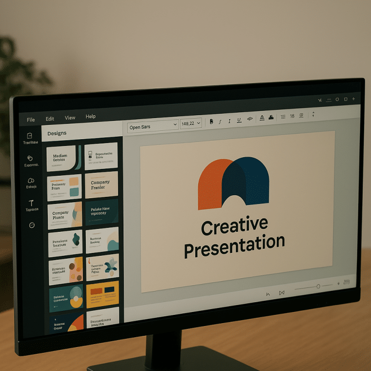 Entorno de trabajo de una agencia de marketing digital, mostrando una interfaz de edición visual durante la creación de contenidos para campañas multicanal, ideal para procesos colaborativos en diseño y desarrollo web."