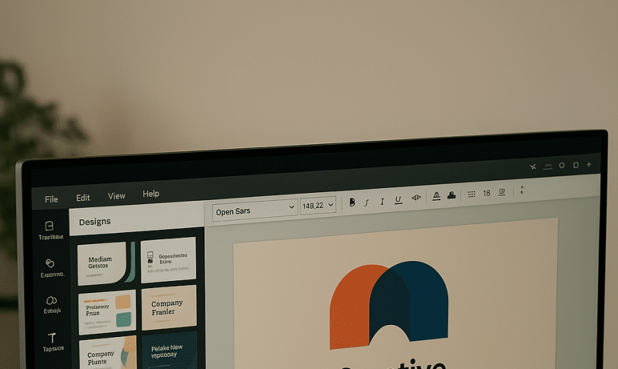 Entorno de trabajo de una agencia de marketing digital, mostrando una interfaz de edición visual durante la creación de contenidos para campañas multicanal, ideal para procesos colaborativos en diseño y desarrollo web."